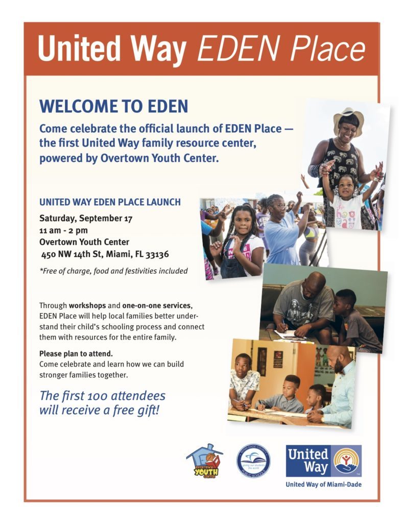 Eden Place Launch Flyer
