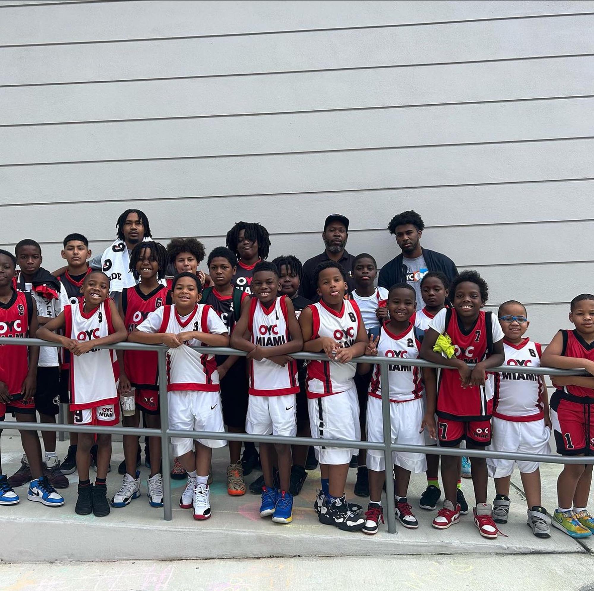 The OYC Youth Basketball team