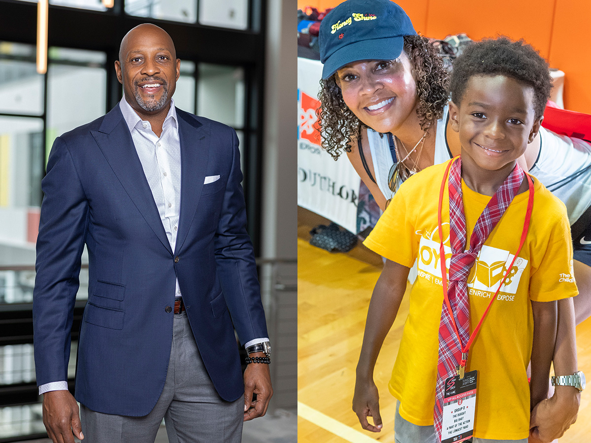Alonzo Mourning and Tracy Wilson Mourning