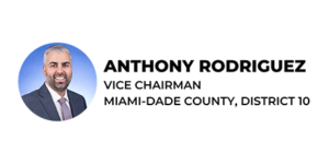 Commissioner Anthony Rodriguez, Vice Chairman, District 10